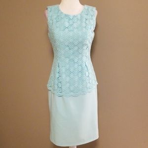 Calvin Klein peplum style dress